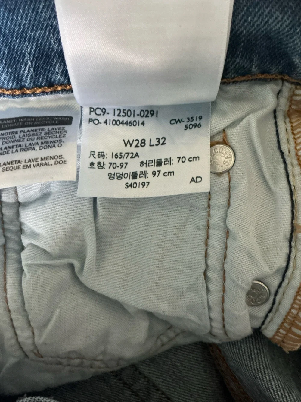 Levi's Women 501 Straight Leg Jeans - Medium Blue